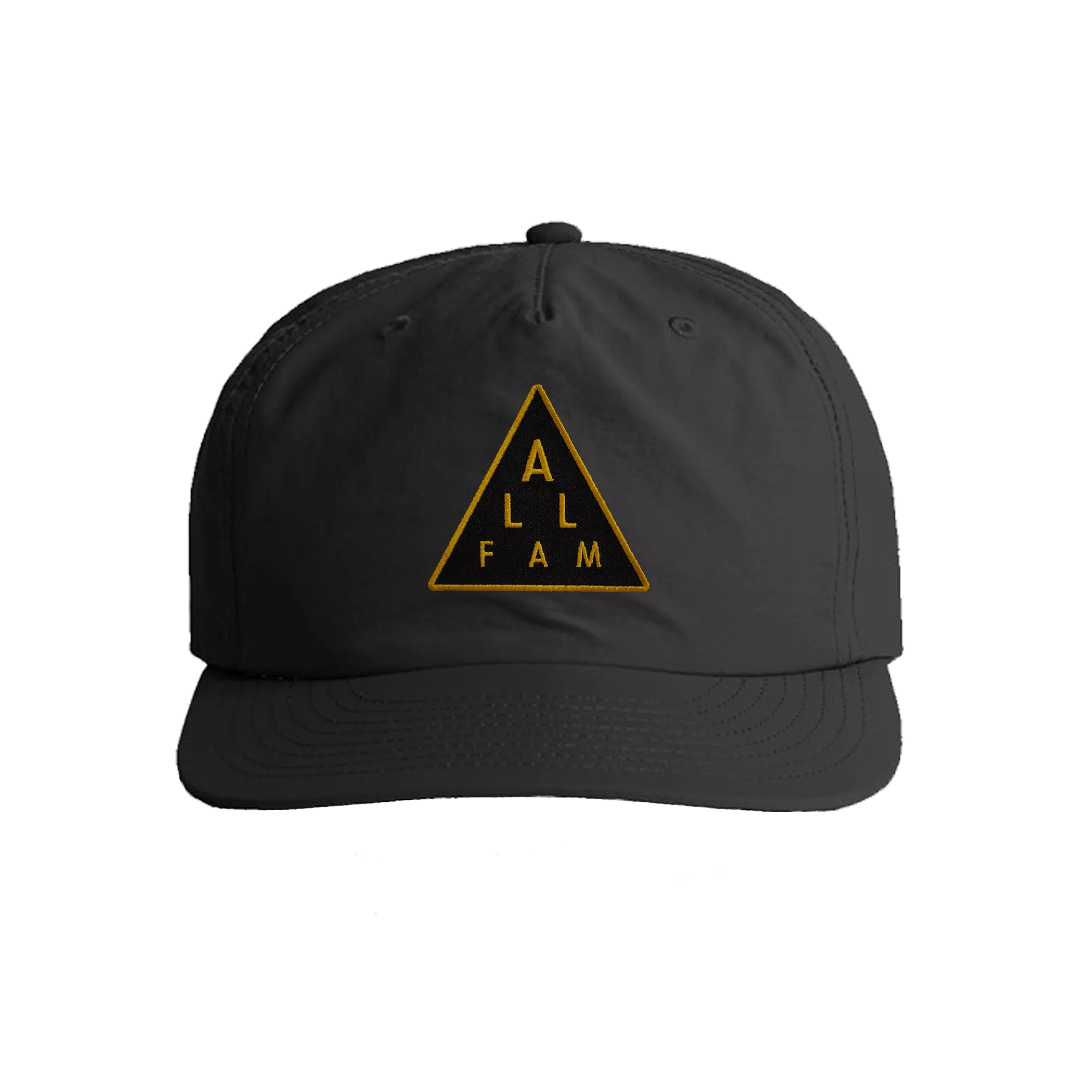 2 TRIANGLE PATCH SURF CAP BLK