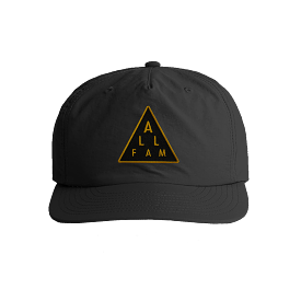 2 TRIANGLE PATCH SURF CAP BLK