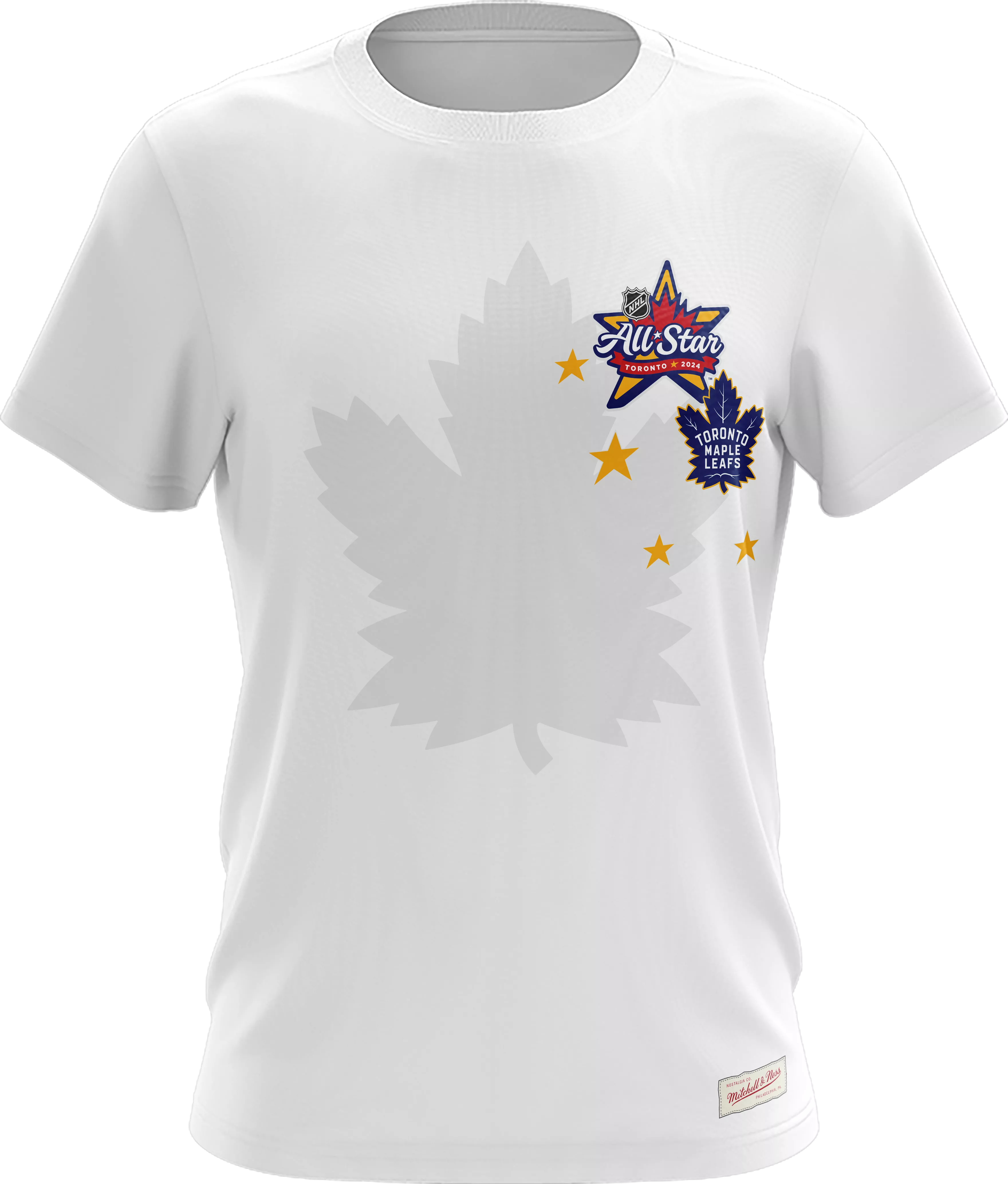 2024 NHL All Star Mitchell & Ness Men's Star Footprint Tee