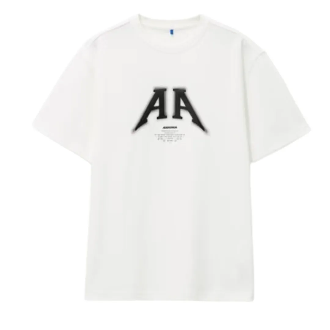 ADERERROR  |Crew Neck Street Style Cotton Short Sleeves Logo