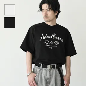 ADERERROR  |Crew Neck Unisex Street Style Plain Cotton Short Sleeves