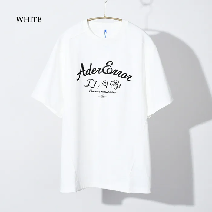 ADERERROR  |Crew Neck Unisex Street Style Plain Cotton Short Sleeves