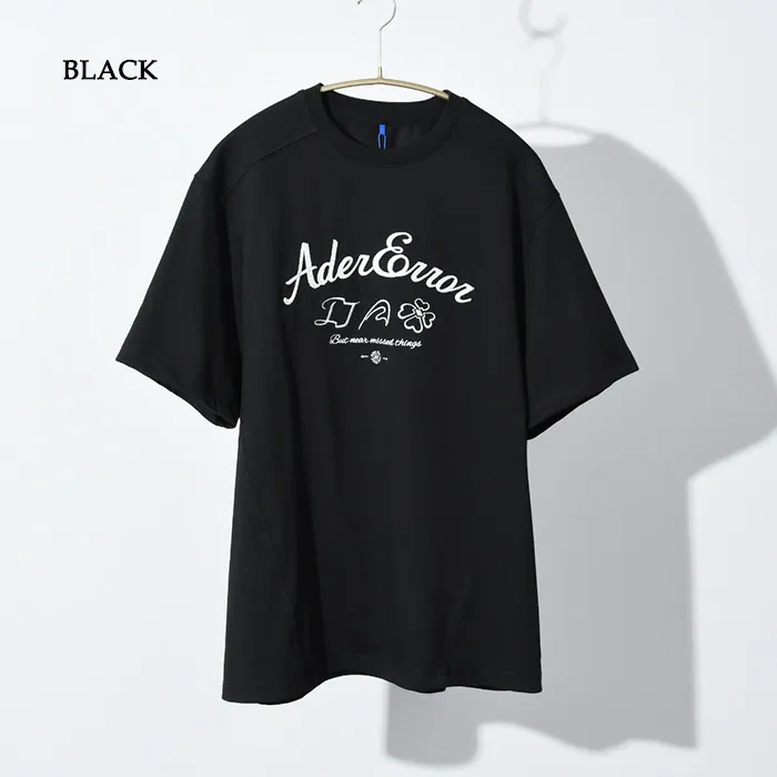 ADERERROR  |Crew Neck Unisex Street Style Plain Cotton Short Sleeves