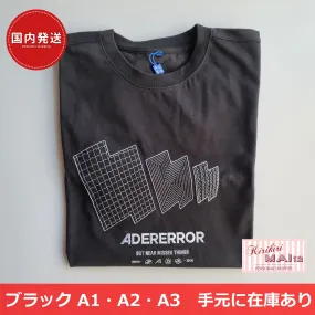 ADERERROR  |Unisex Street Style U-Neck Plain Cotton Short Sleeves Logo