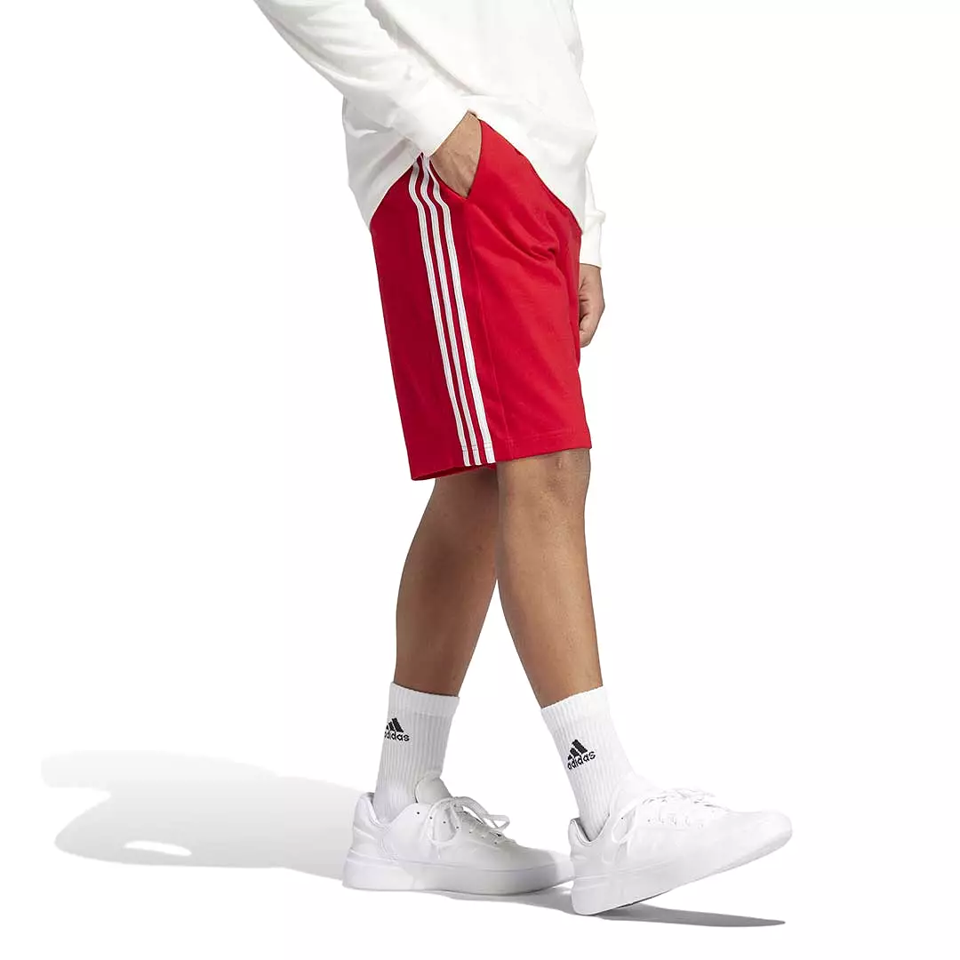 adidas - Men's 3 Stripes Single Jersey Shorts (IC9386)