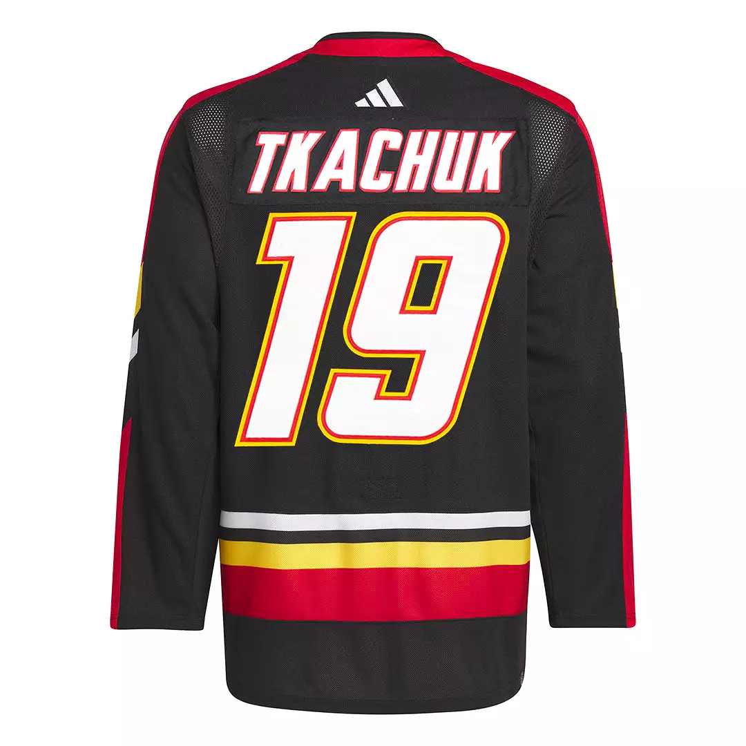 adidas - Men's Calgary Flames Authentic Matthew Tkachuk Retro Jersey (H52297)