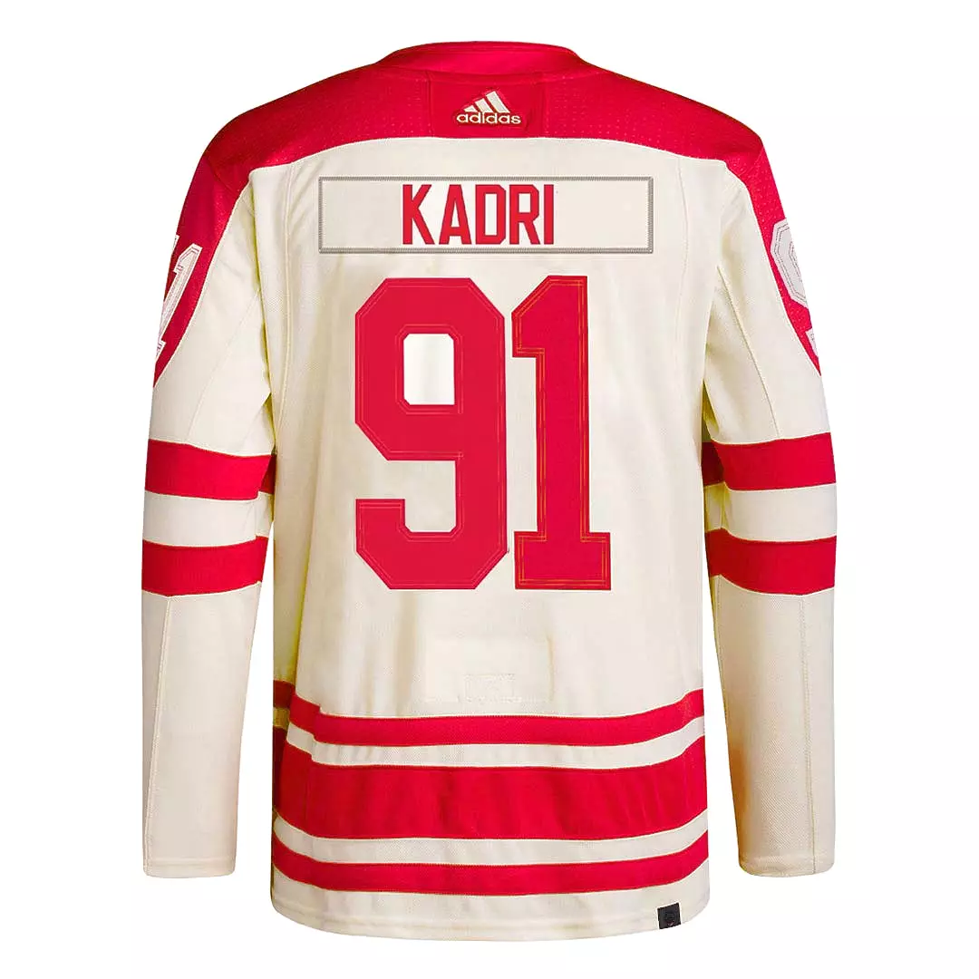 adidas - Men's Calgary Flames Nazem Kadri Heritage Classic Jersey (IN0923)