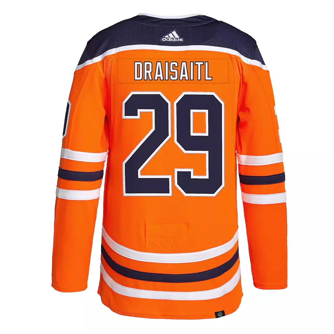 adidas - Men's Edmonton Oilers Authentic Leon Draisaitl Home Jersey (HB6676)