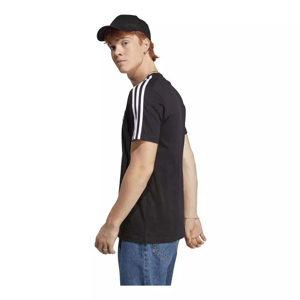 adidas Men's Essentials Single Jersey 3-Stripes Tee