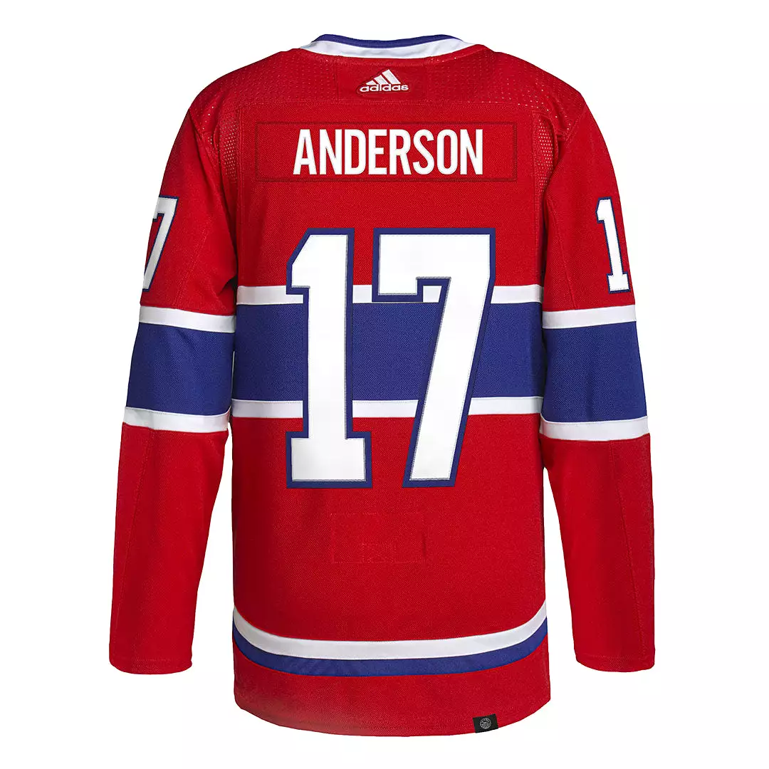 adidas - Men's Montreal Canadiens Josh Anderson Authentic Home Jersey (H60124)