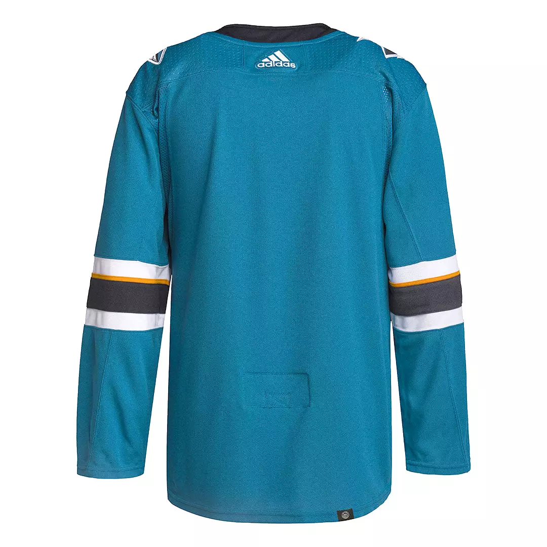 adidas - Men's San Jose Sharks Authentic Home Jersey (GT5624)