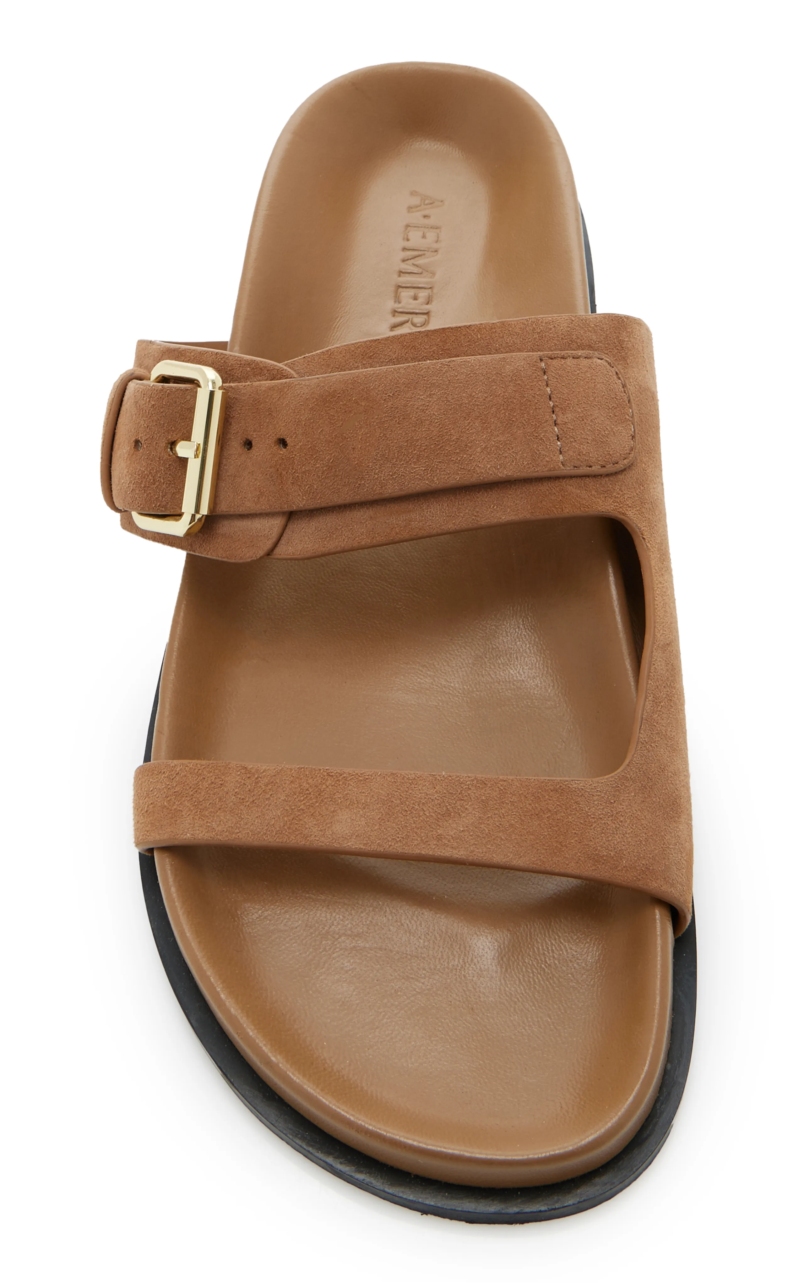 A.Emery Prince Leather Slide Sandals