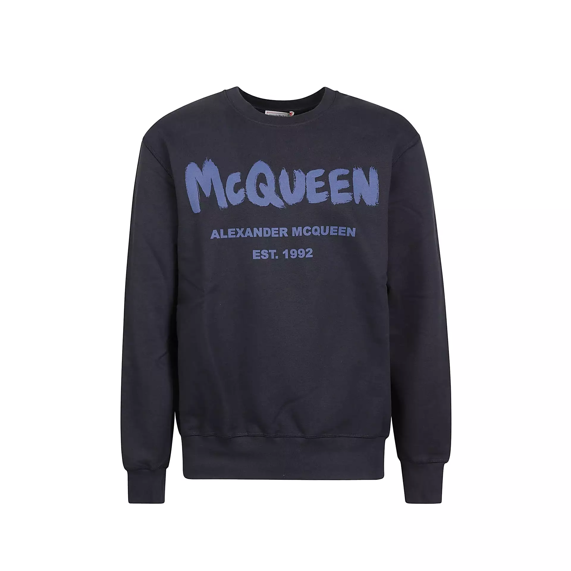 Alexander Mcqueen - Felpa in cotone con logo