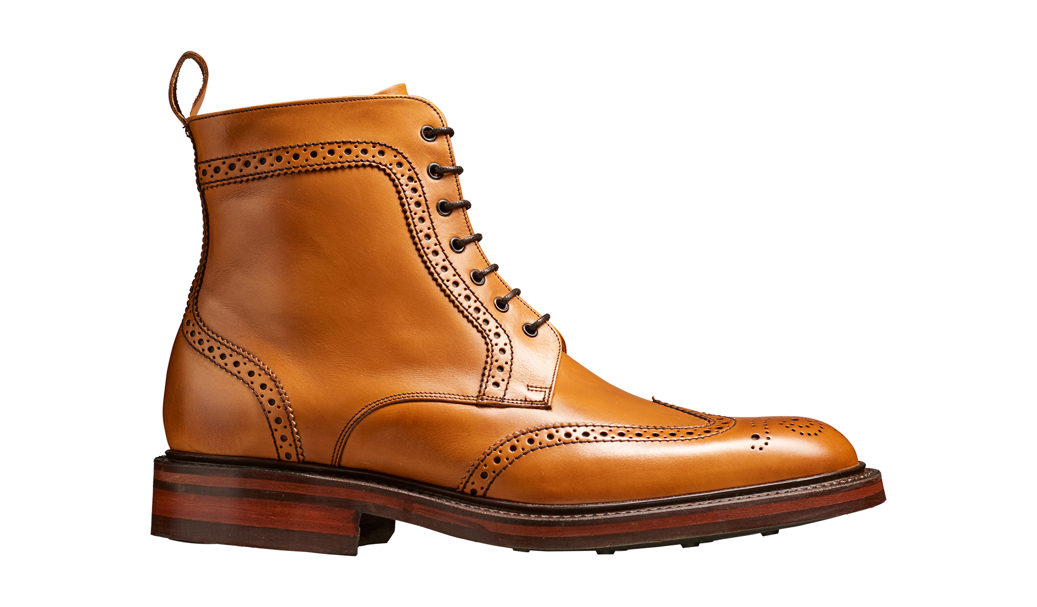 Barker Calder Rugged Wind Cap Boot-  Cedar Calf