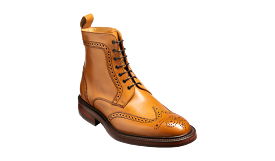 Barker Calder Rugged Wind Cap Boot-  Cedar Calf