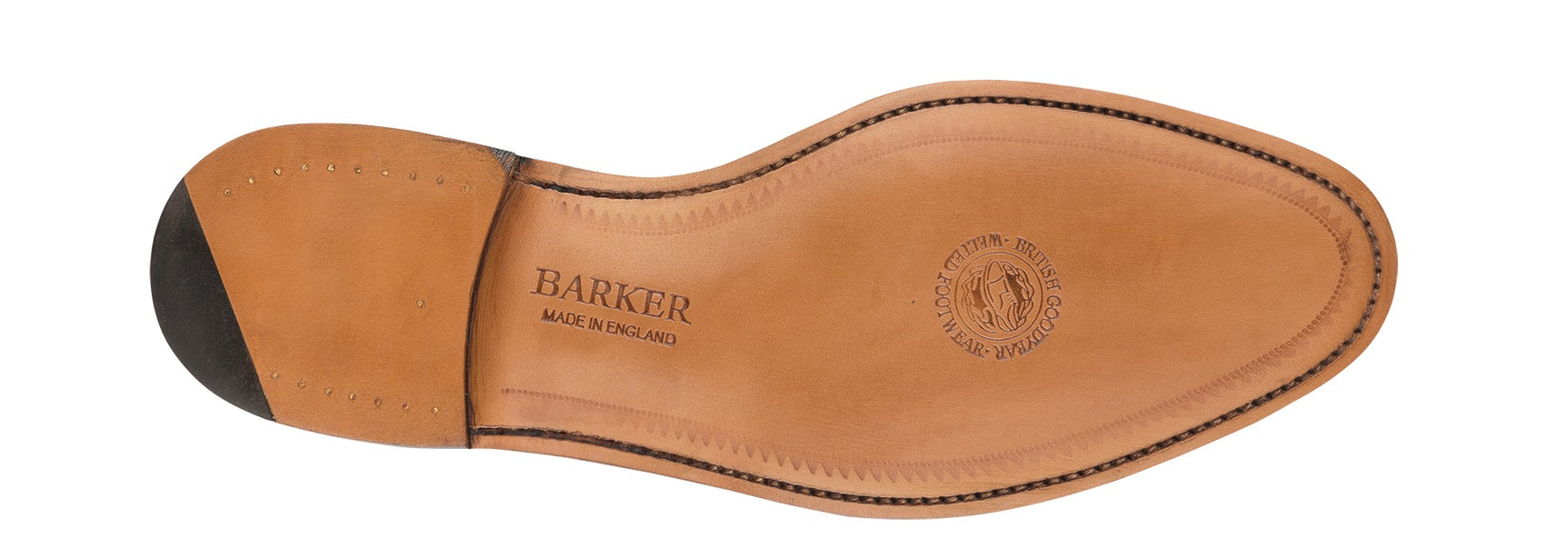 Barker Malvern  Toe-Cap Oxford Shoe -Black Calf