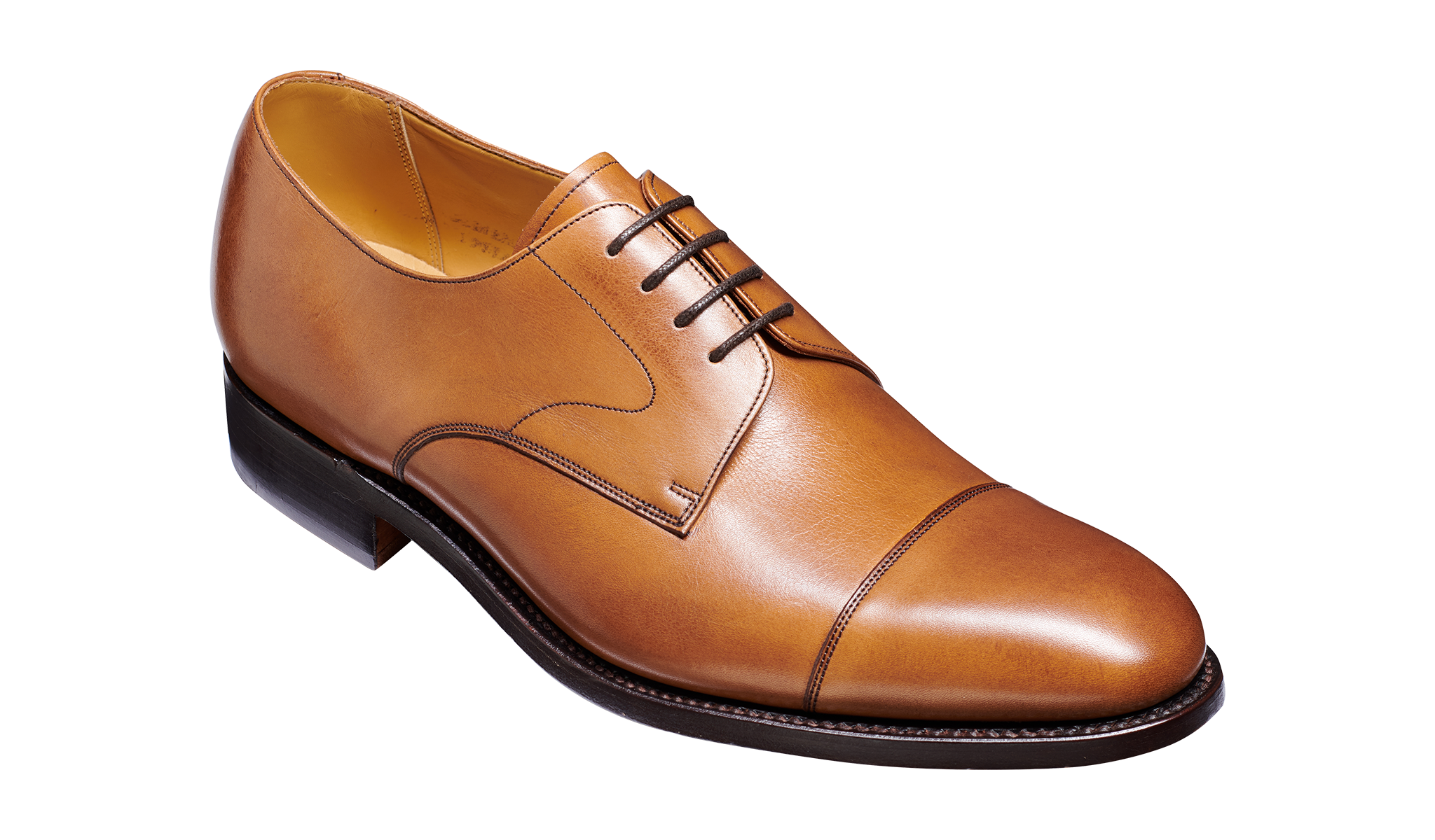 Barker Morden Classic toe- cap Derby Shoe  - Conker Calf