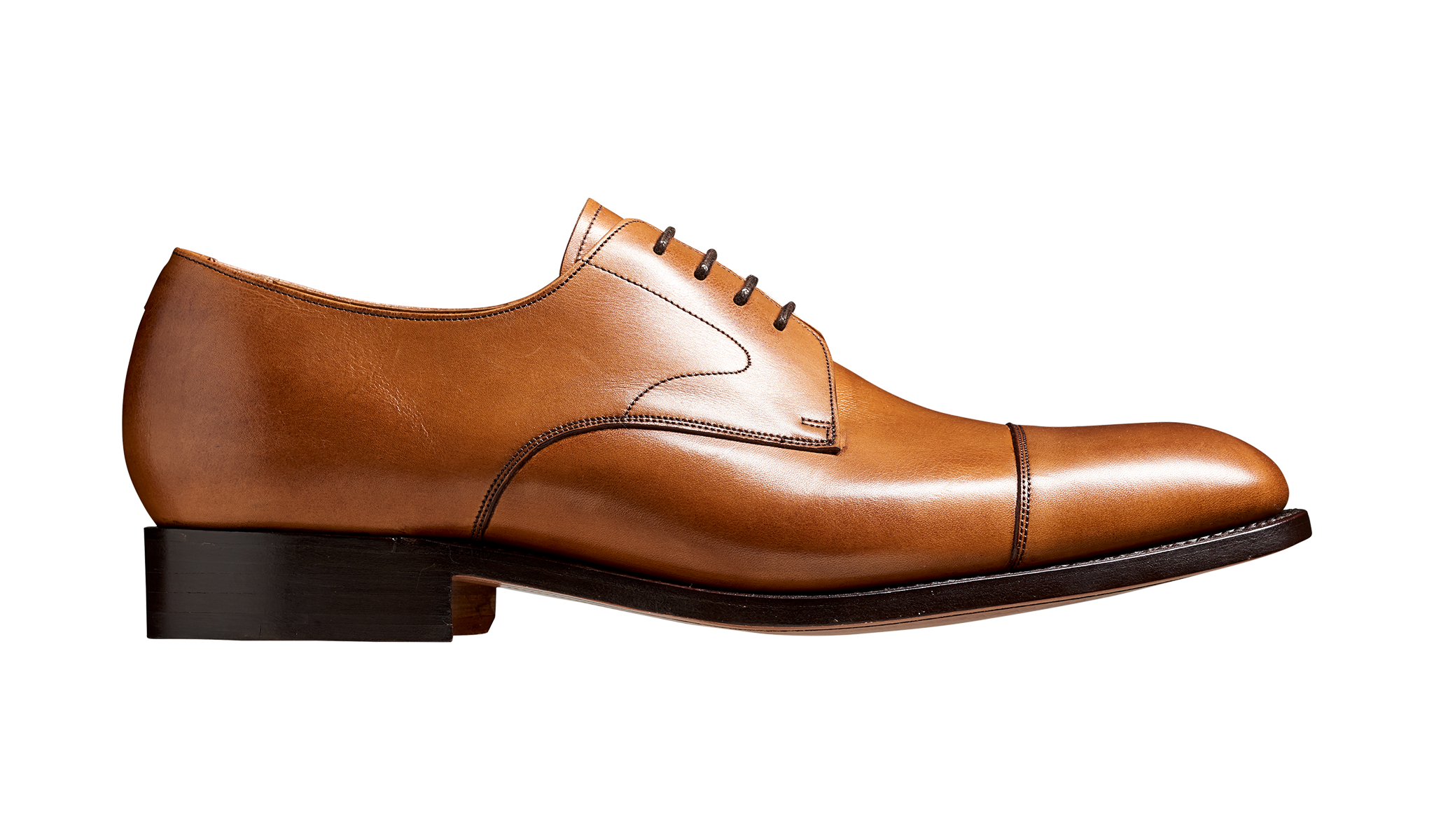 Barker Morden Classic toe- cap Derby Shoe  - Conker Calf