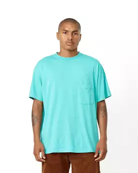 Big Pocket Tee in Cove Blue