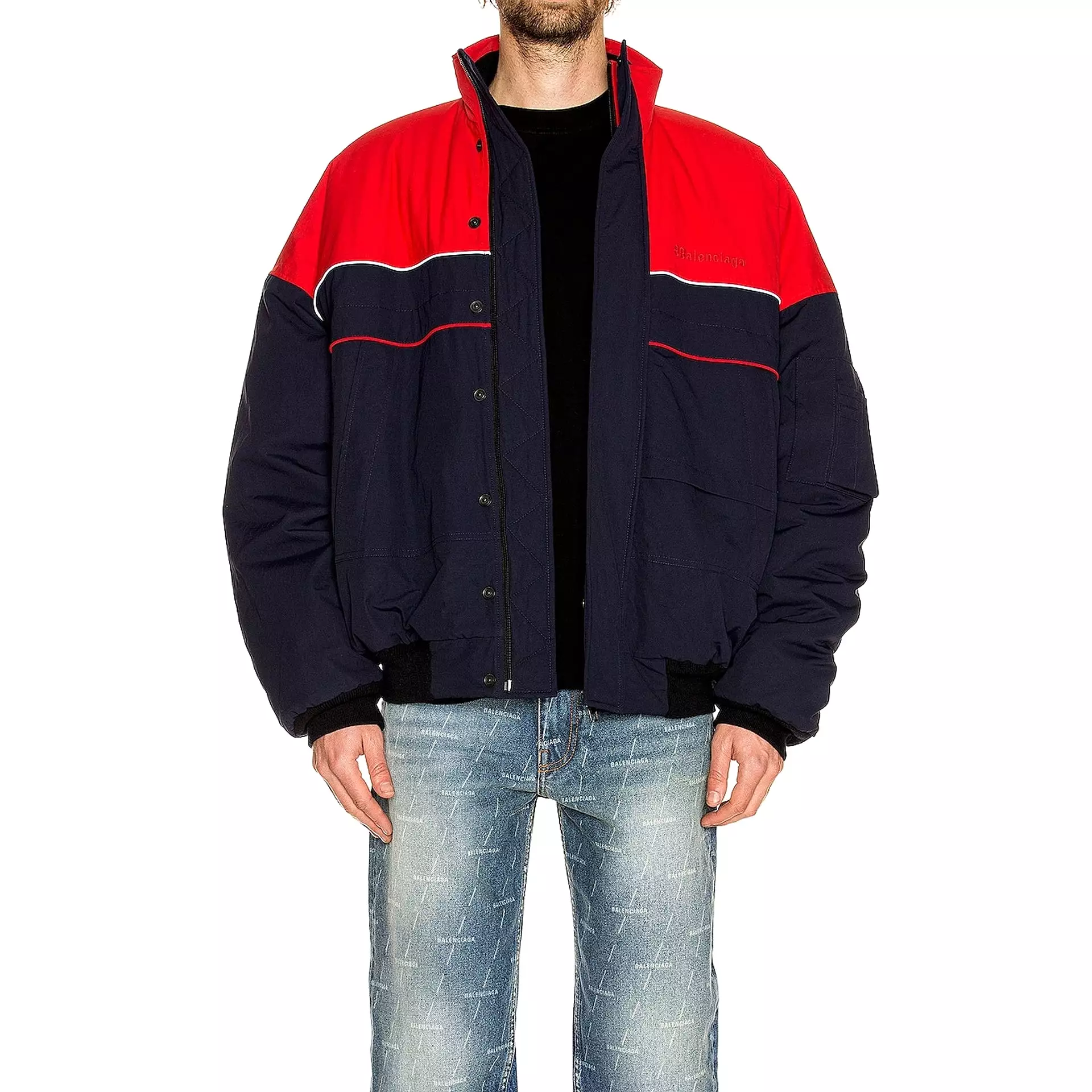 Bomber con logo Balenciaga