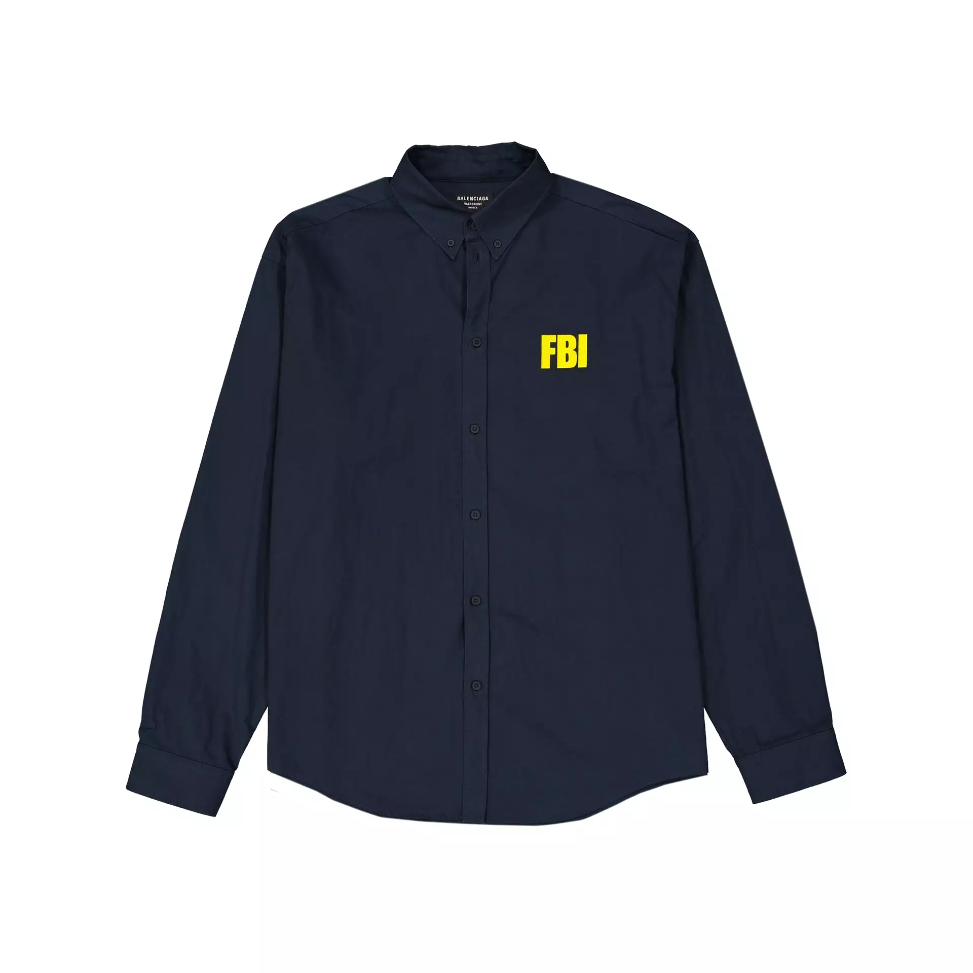 Camicia in cotone Balenciaga FBI