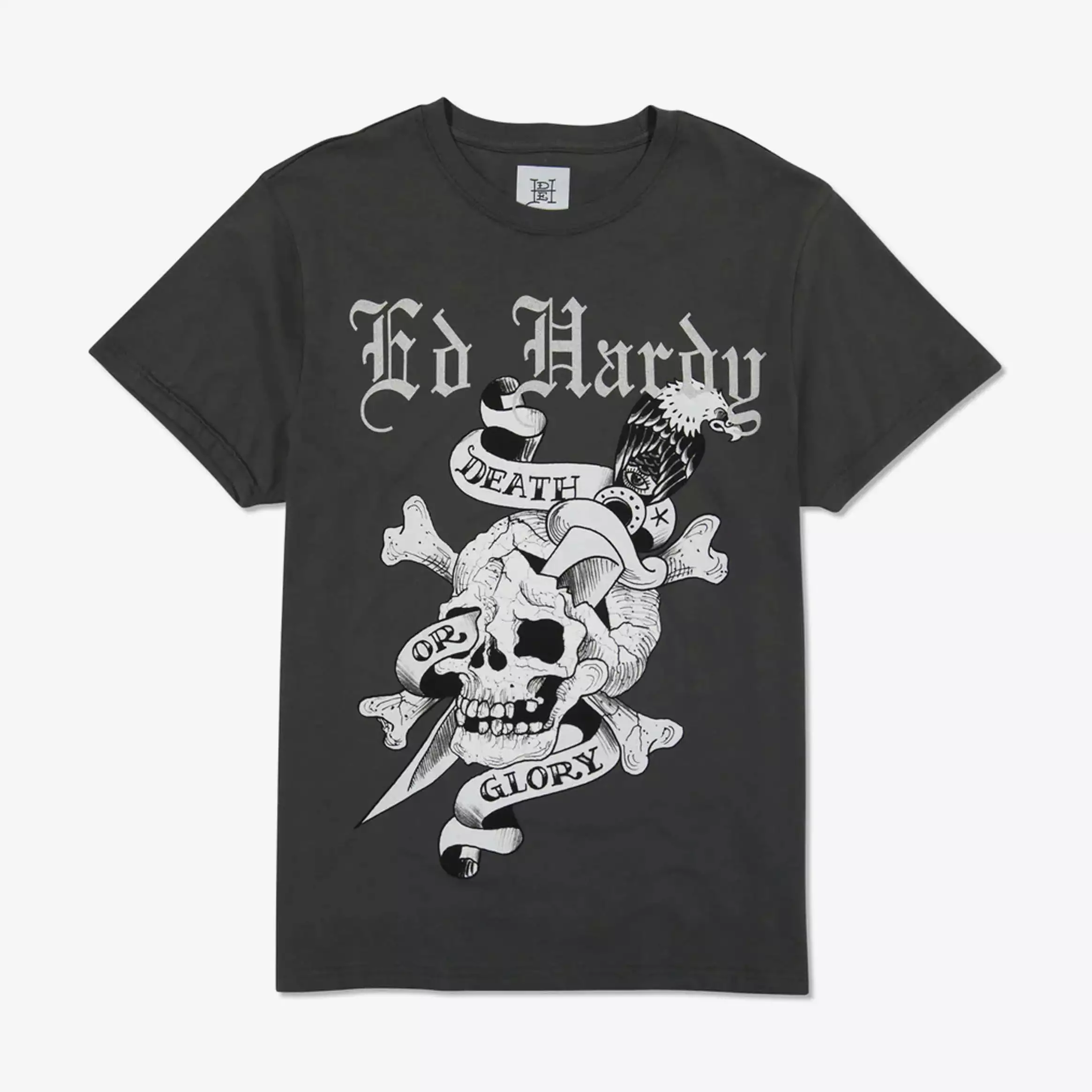 Death or Glory Skull Mens Short Sleeve Shirt (Black)