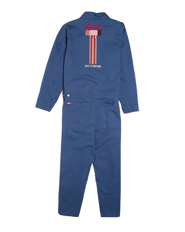 DEUS NAITO Coverall Ensign Blue