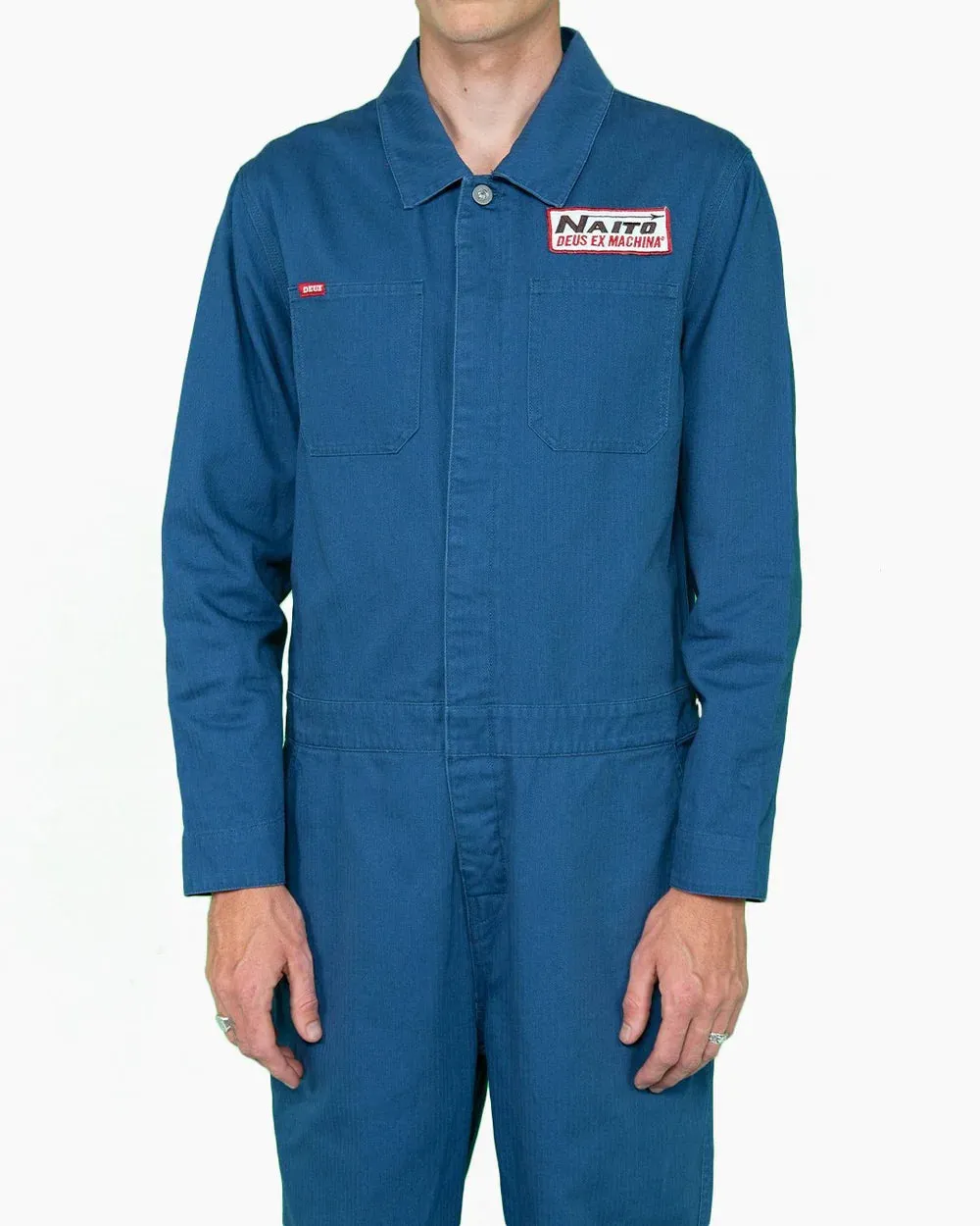 DEUS NAITO Coverall Ensign Blue