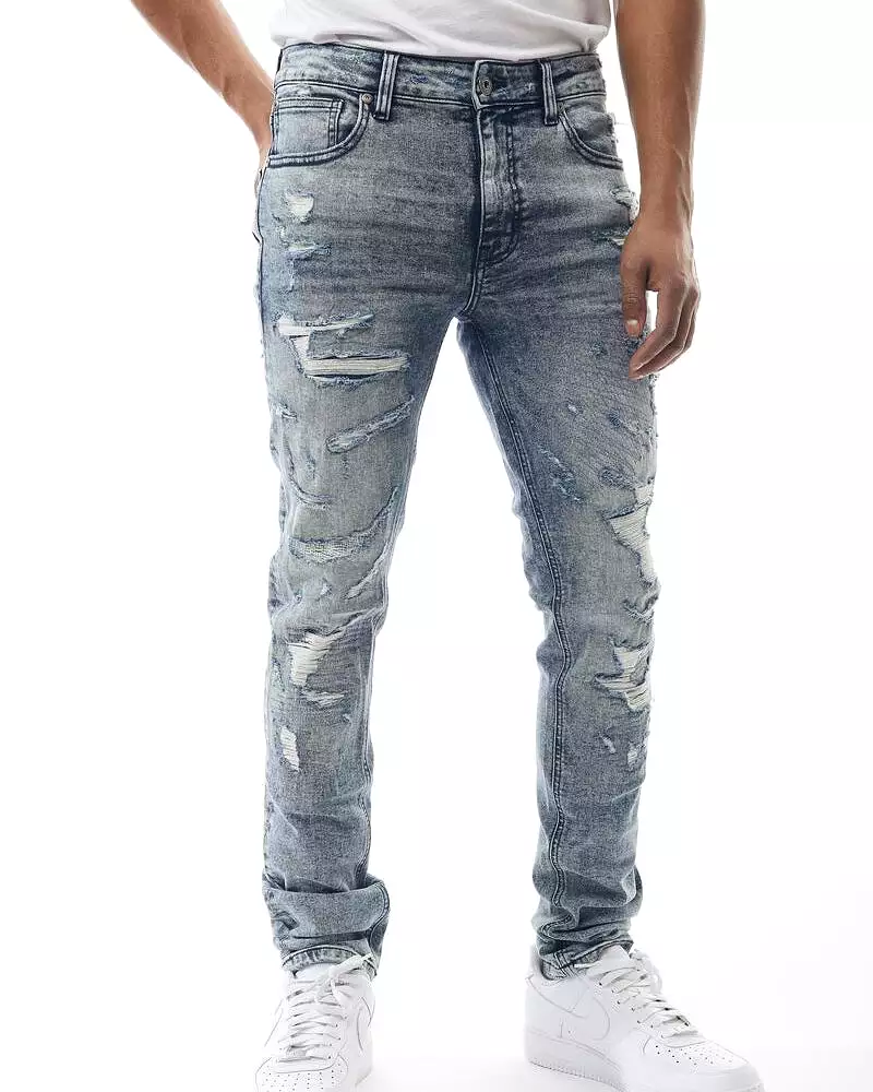 Distressed Skinny Denim Jean