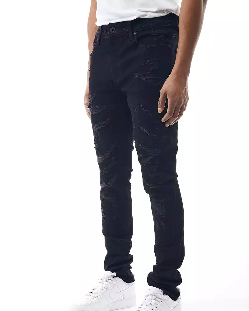 Distressed Skinny Denim Jean