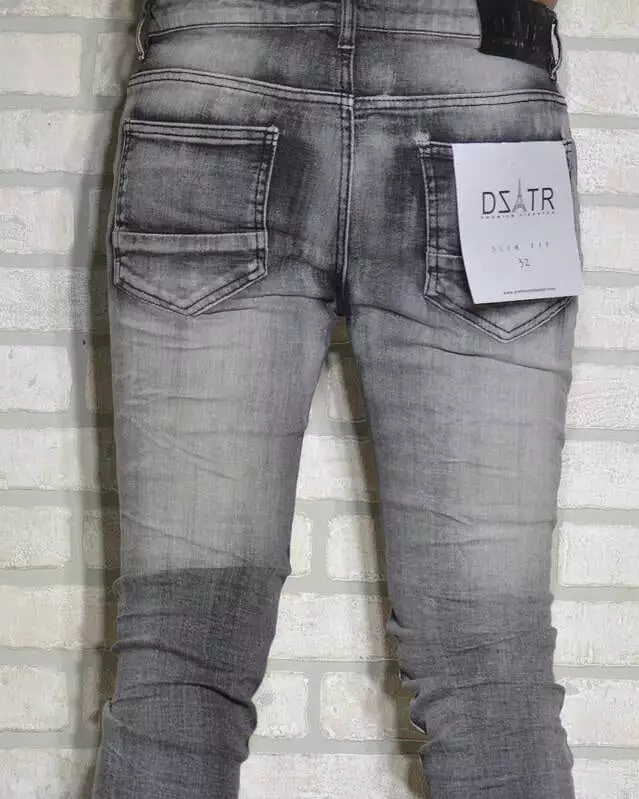 Distressed Washed Denim