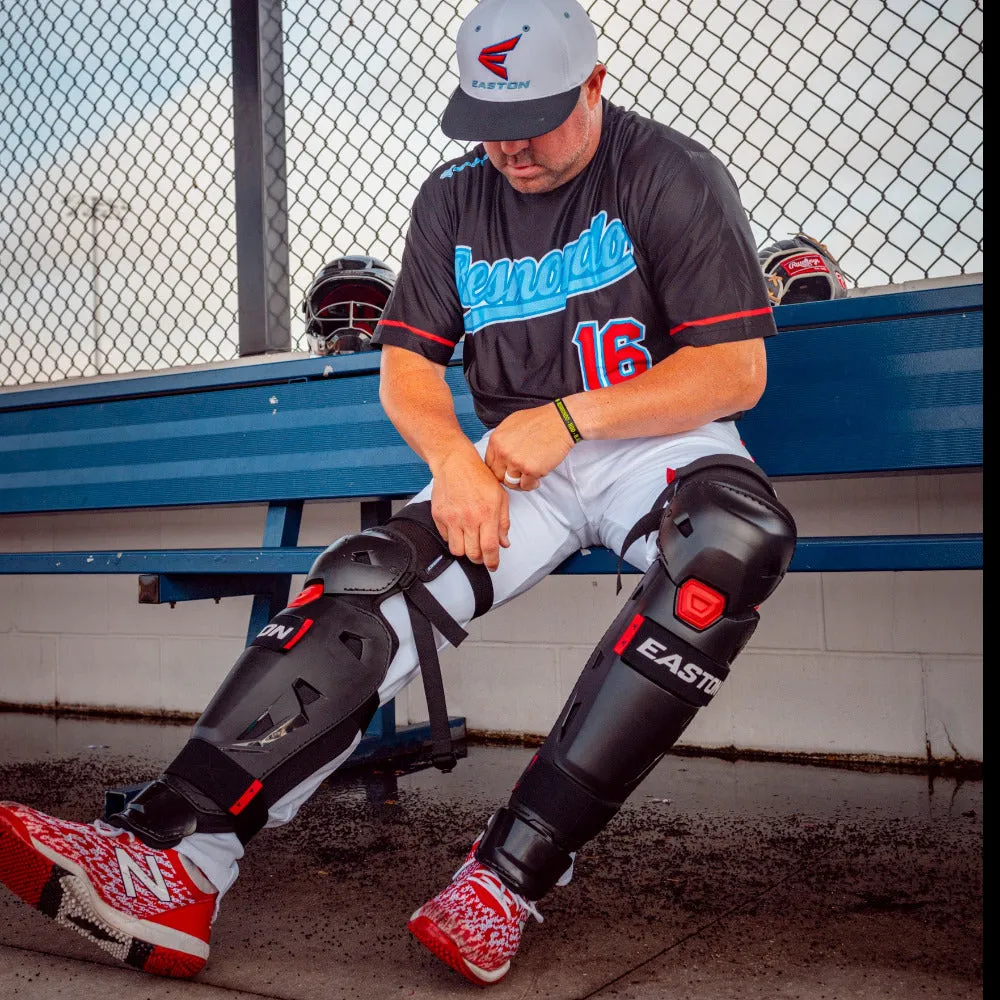 Easton Hellcat Slowpitch Fielding Leg Guards: EHCATL