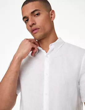 Easy Iron Pure Linen Shirt