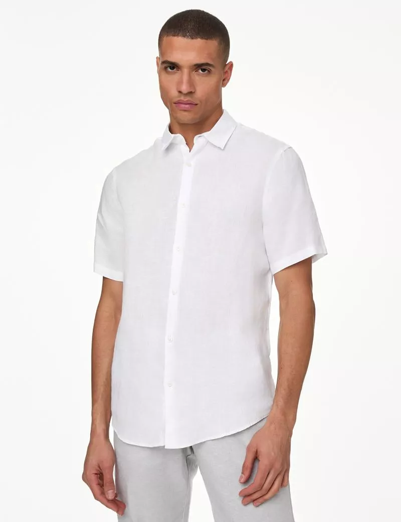 Easy Iron Pure Linen Shirt