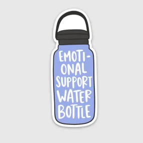 Emotional Support Water Bottle Sticker