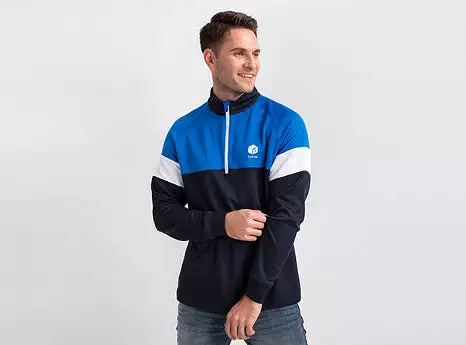 FitVille Men's EN-JOY Half Zip