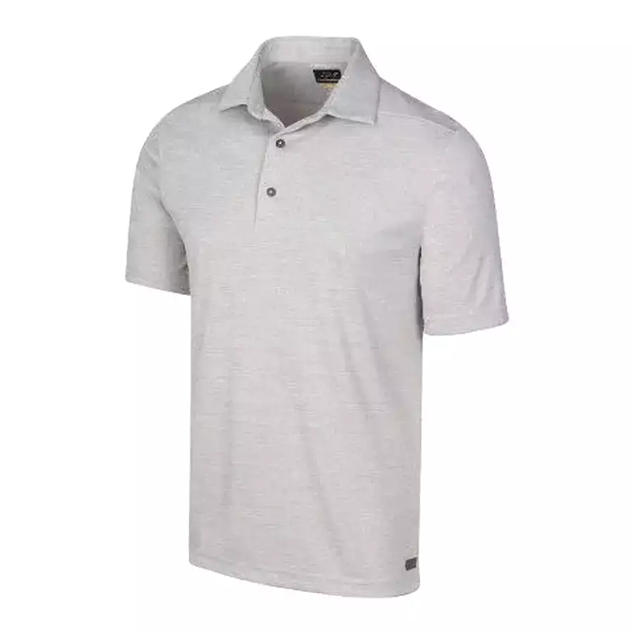 Greg Norman Heathered Men's Shadow Polo