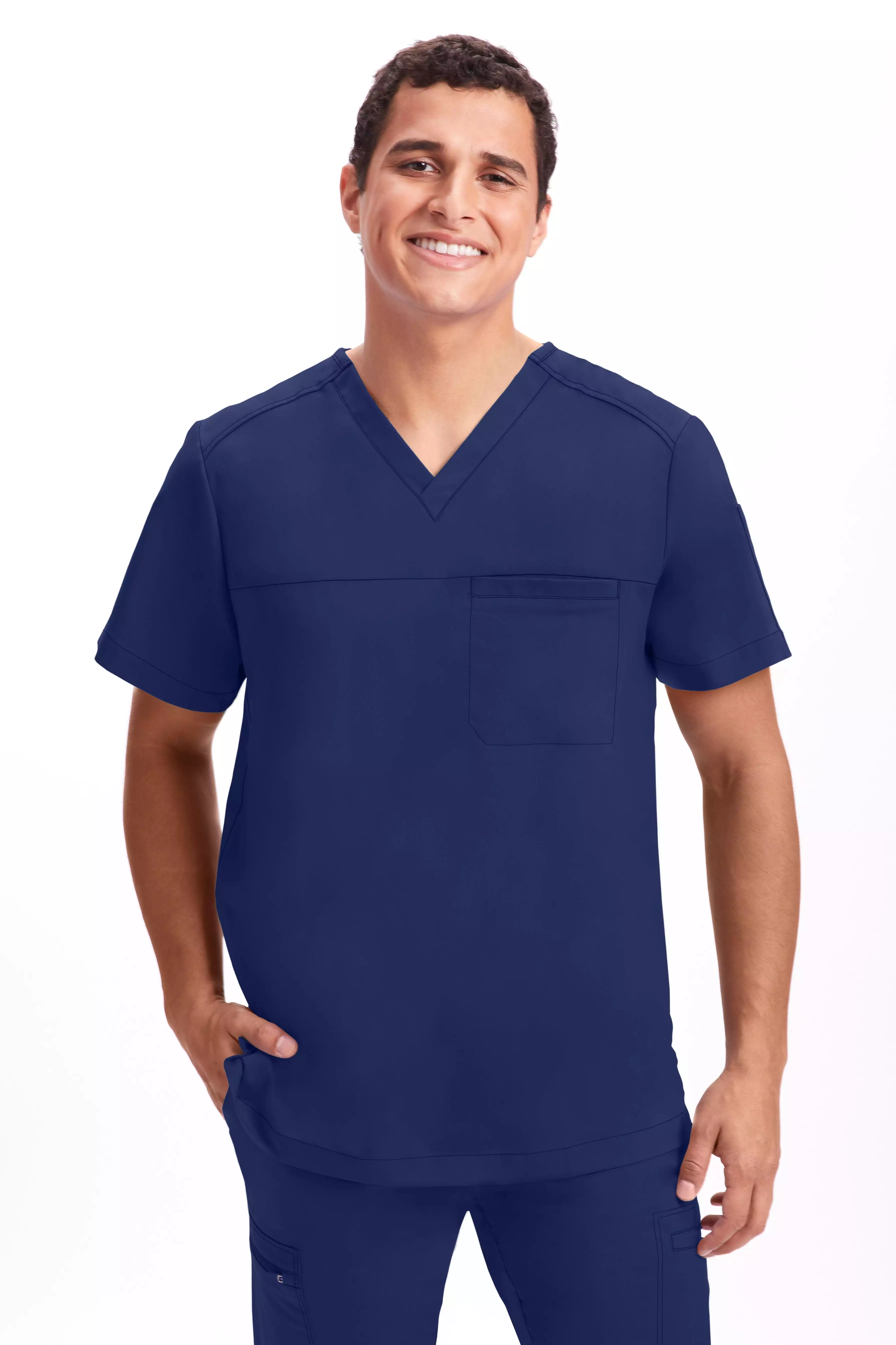 Healing Hands Purple Label 2330 Men's V-Neck Scrub Top