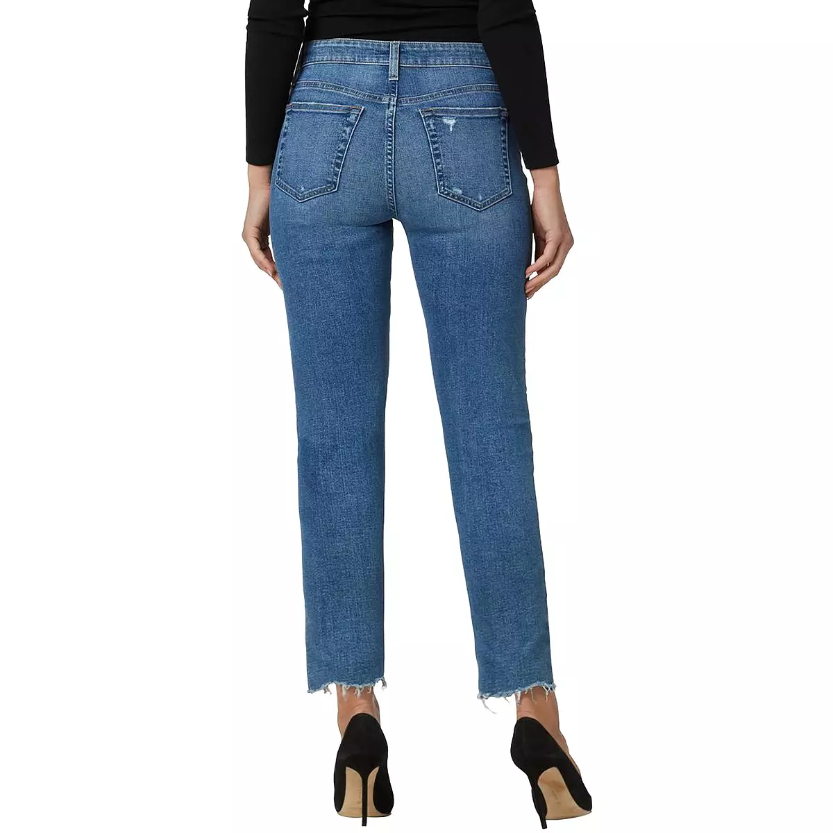 Joe's Womens Boyfriend Distressed Cropped Jeans