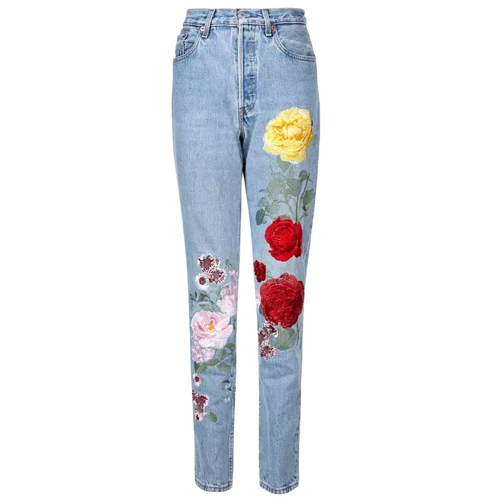 LEVIS 501 ORIGINAL VINTAGE EMBROIDERED JEAN