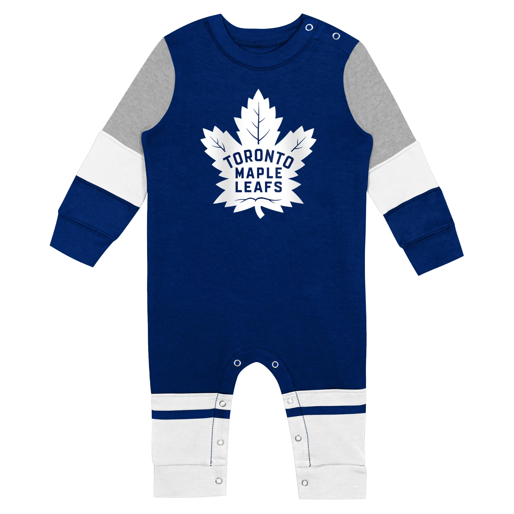 Maple Leafs Infant Fierce Goalie Long Sleeve Coverall