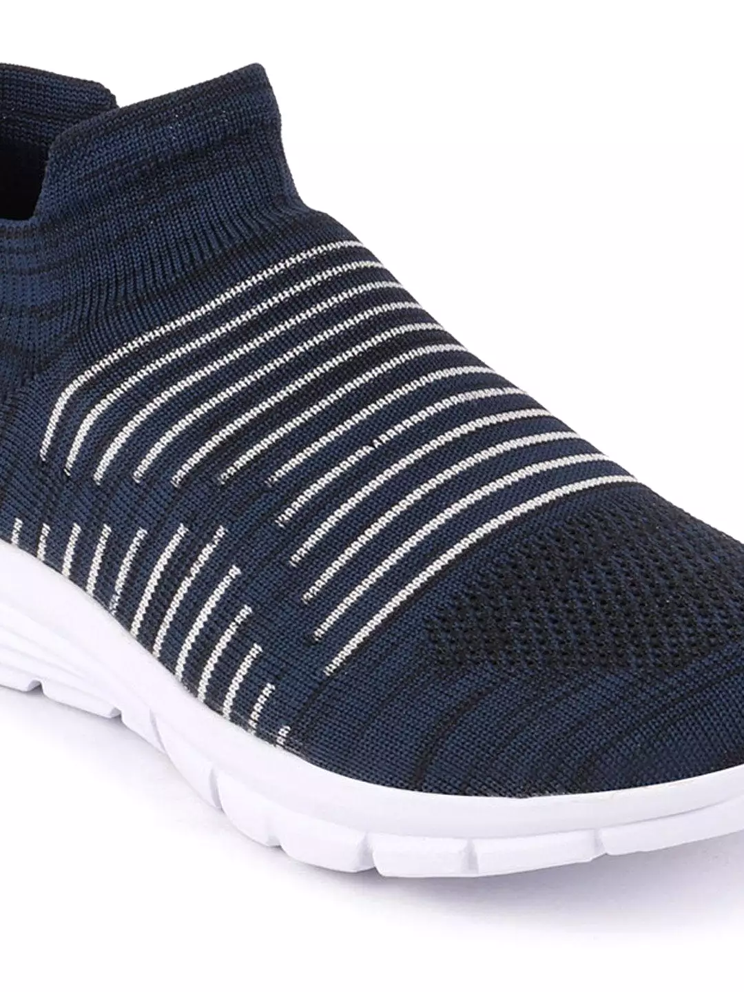 Men Blue Sports Slip-On Walking Shoes