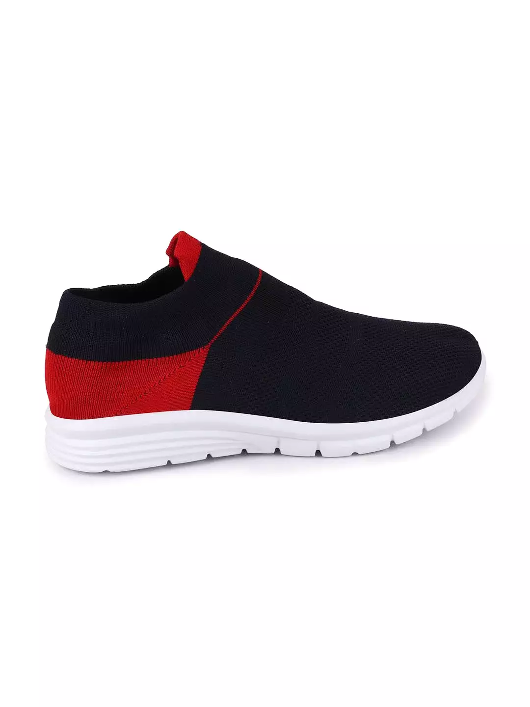 Men Blue Sports Slip-On Walking Shoes