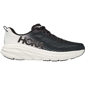 Men's Hoka One One Rincon 3, Black/White, 13 2E Wide