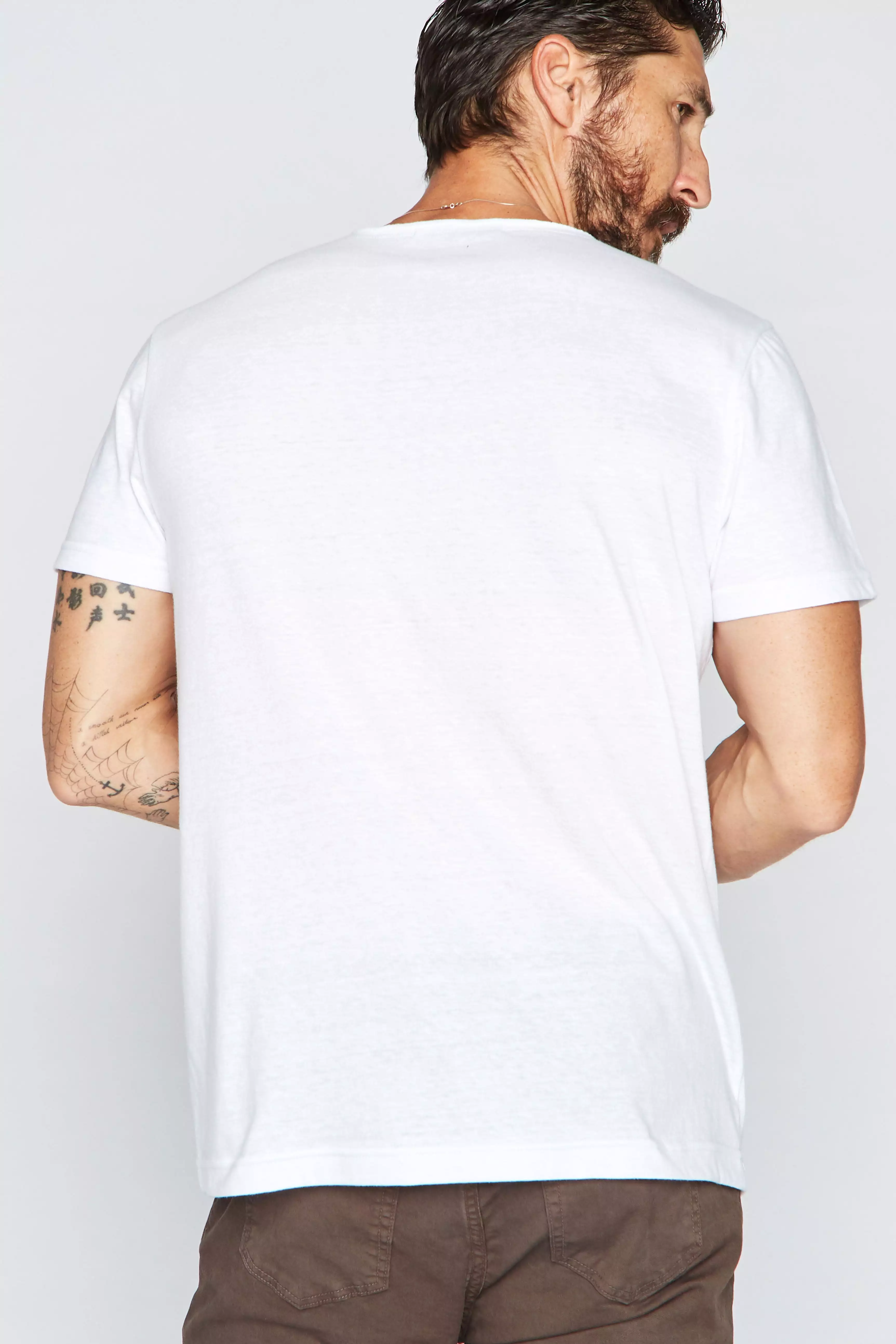 Men's Jersey Crew Neck Pocket Sailor Tee