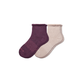 Men's Merino Wool Blend Roll-Top House Sock 2-Pack