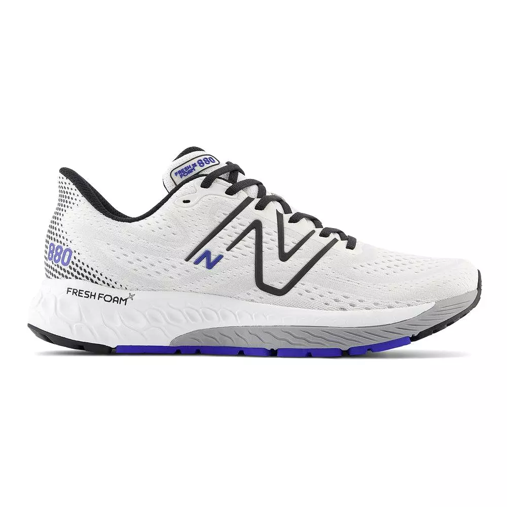 Men's New Balance Fresh Foam X 880v13, White/Black, 11 D Medium