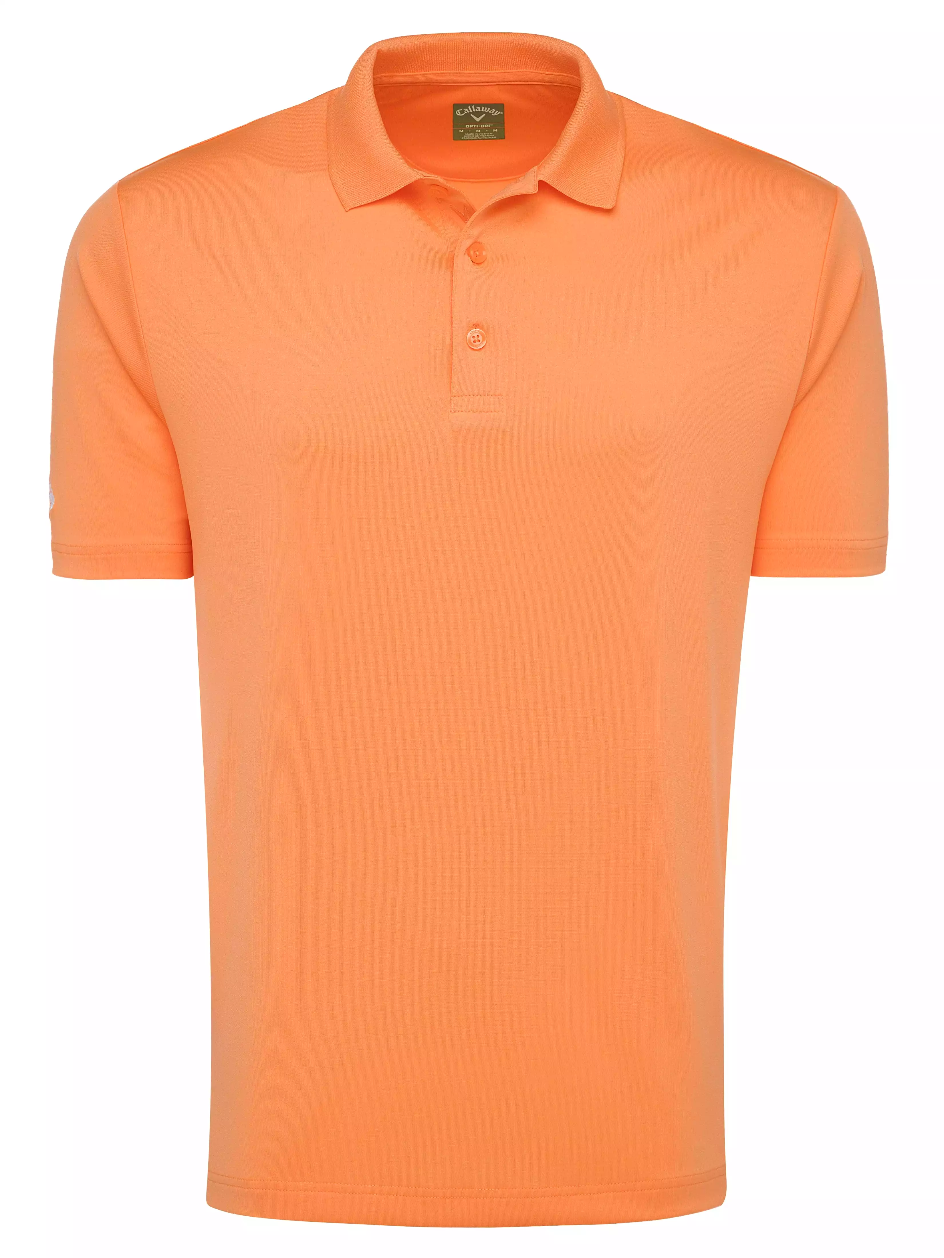 Mens Solid Stretch Polo