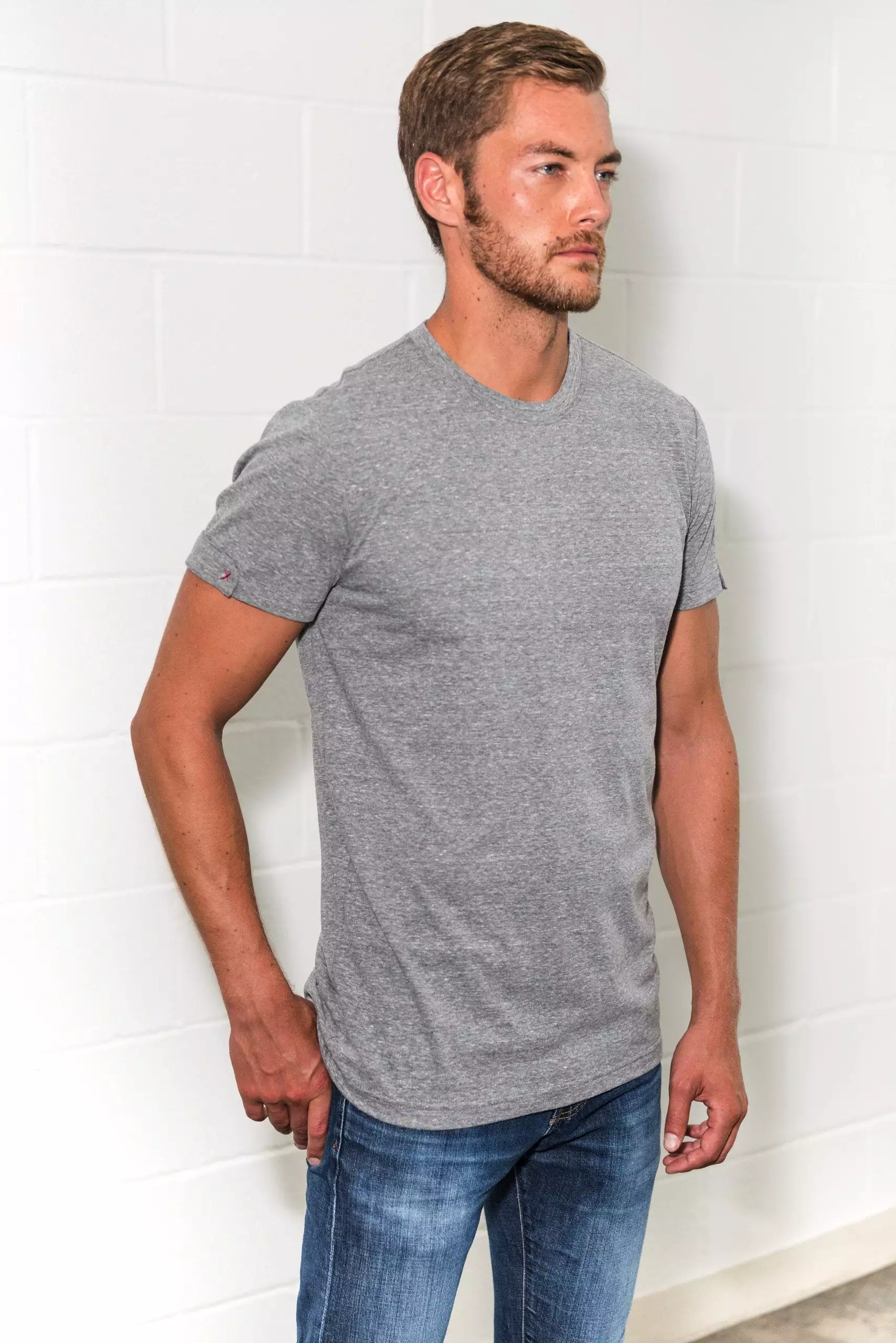 Men's Tri-Blend Tab Sleeve Tee