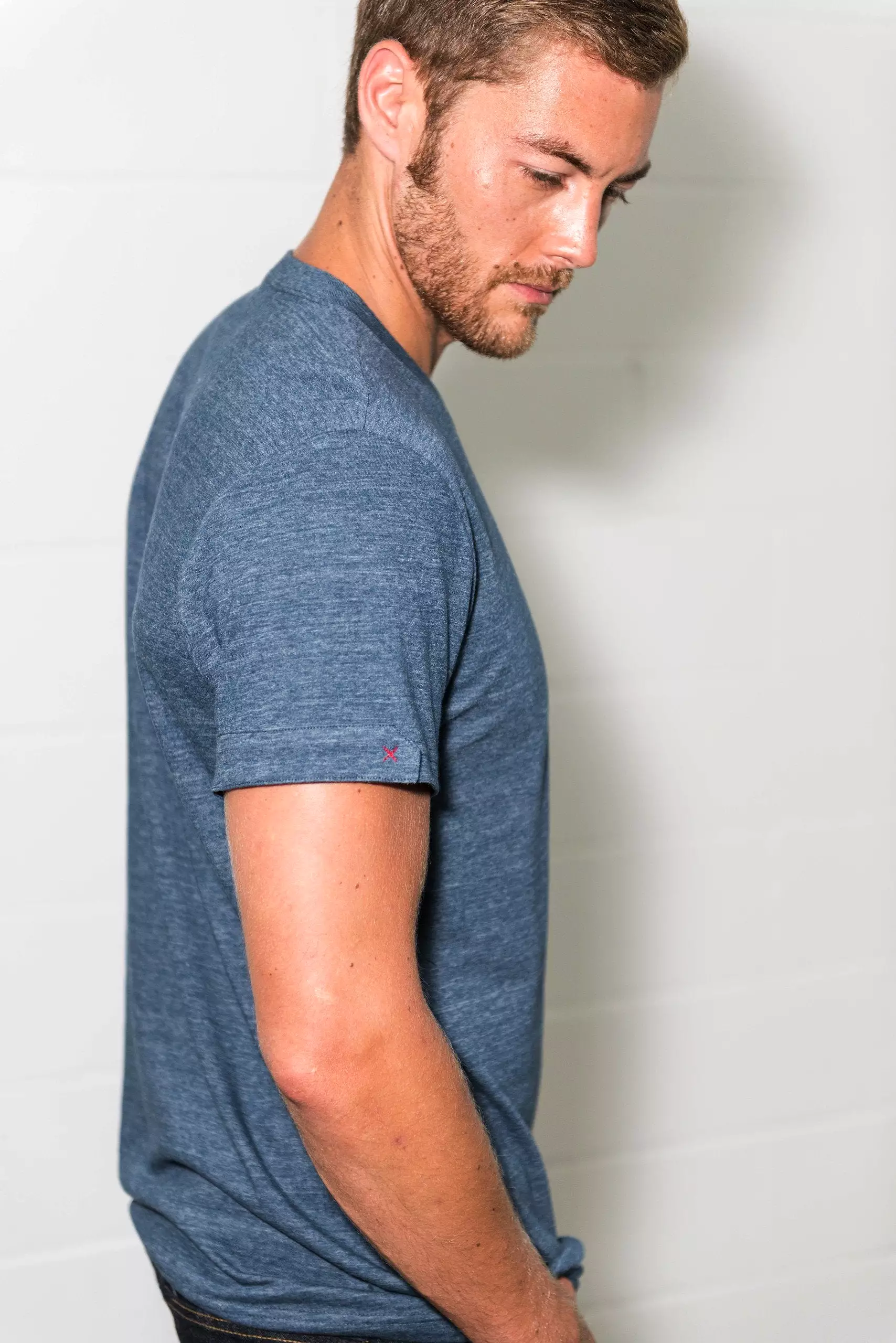 Men's Tri-Blend Tab Sleeve Tee